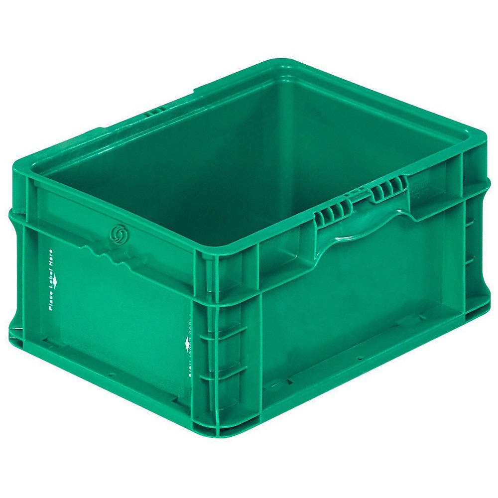 ORBIS NSO1215-7 GREEN Straight Wall Ctr,Green,Solid,Plastic 8PJP1