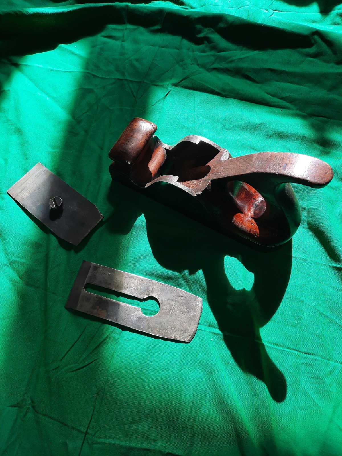 9" Infill smoothing plane with T. Ibbotson iron.
