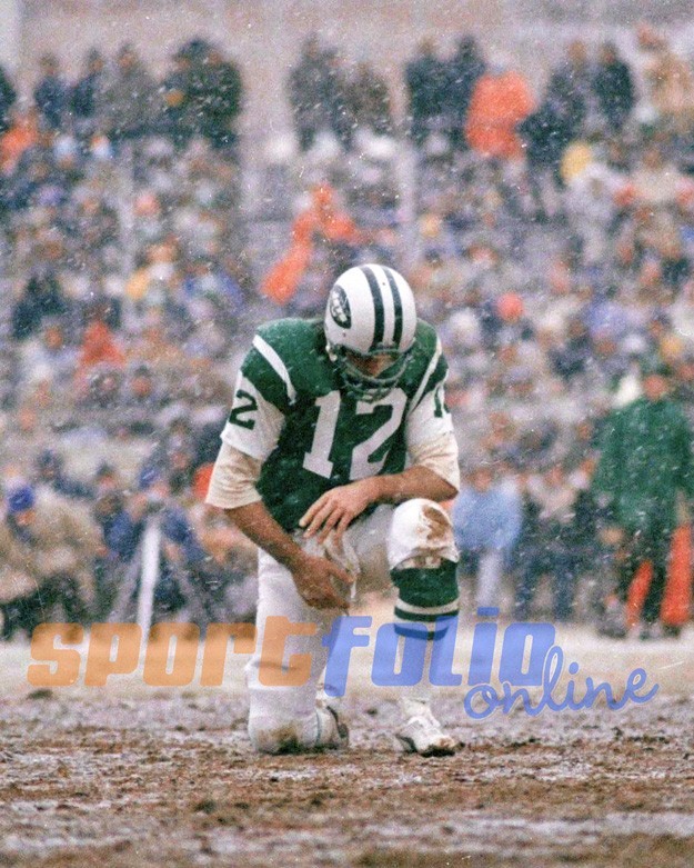 New York Jets JOE NAMATH Glossy 8x10 Photo NFL Football Print HOF 85