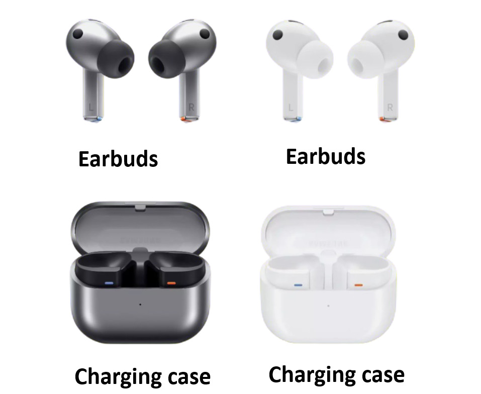 Samsung Galaxy Buds3 PRO SM-R630 REPLACEMENT PART Left OR Right Earbud OR Case