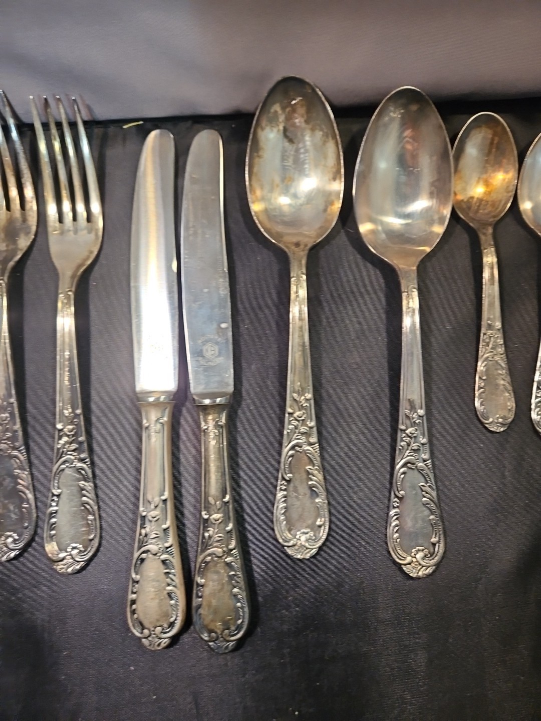 10 Pcs Rostfrei Solingen 100 Plate Silverware Set