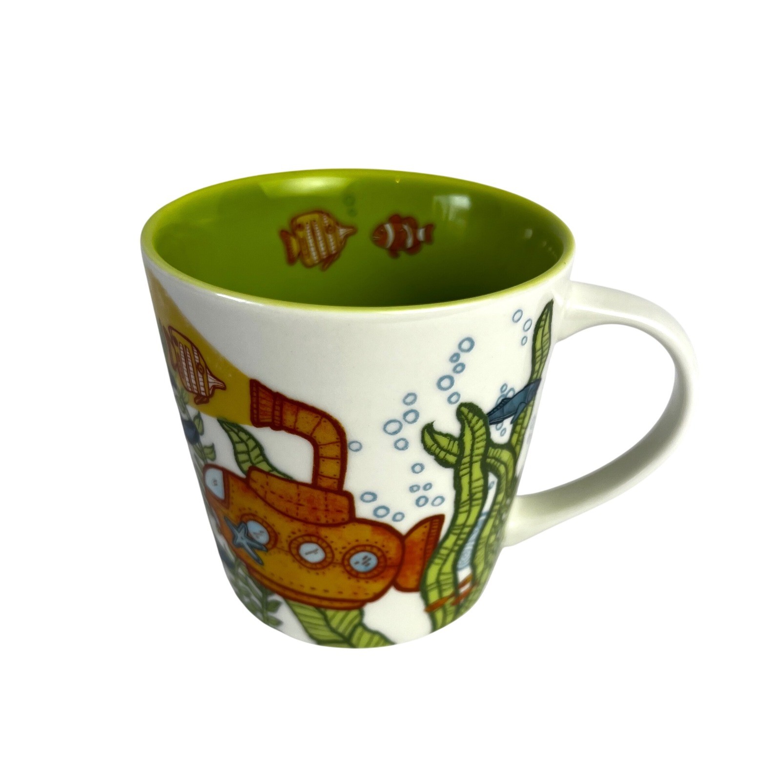Starbucks 2010 Under The Sea Submarine 8 oz. Coffee Cup Mug Kids Sea Life