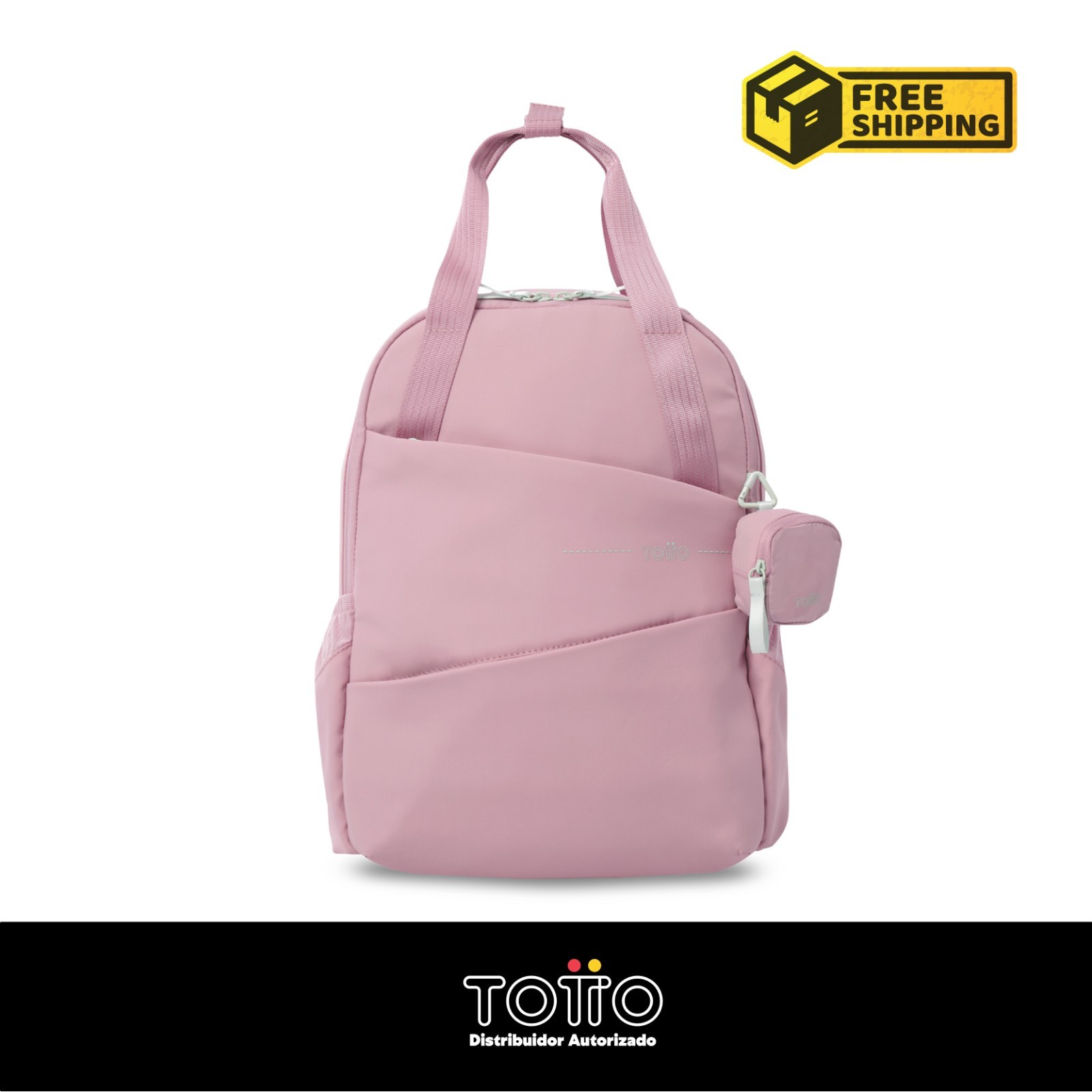 Mochila Totto Suzuka Porta Laptop 15.4" - Mochila Ecológica RPET con Llavero