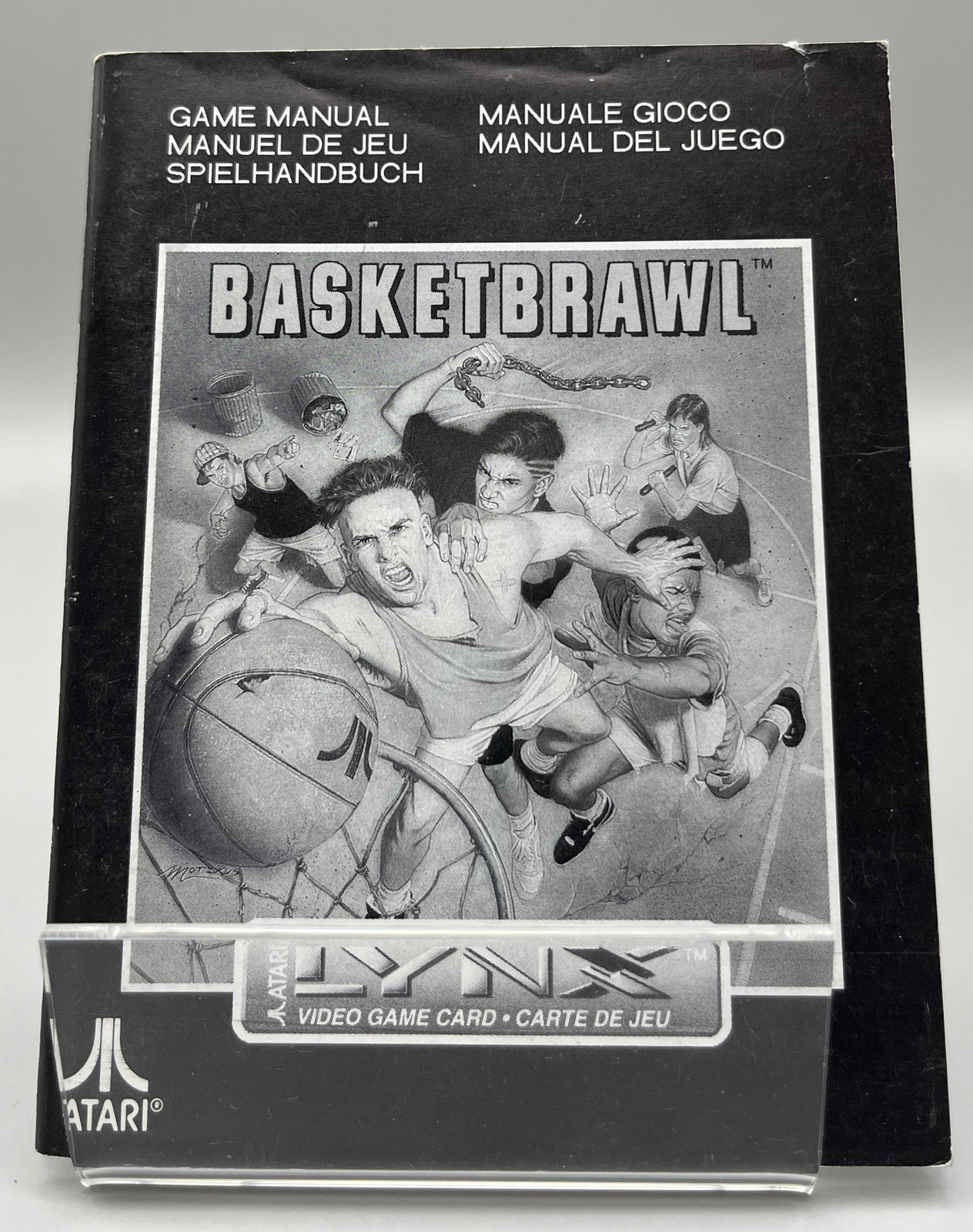 Basket Brawl (Atari Lynx, 1992) Manual Only