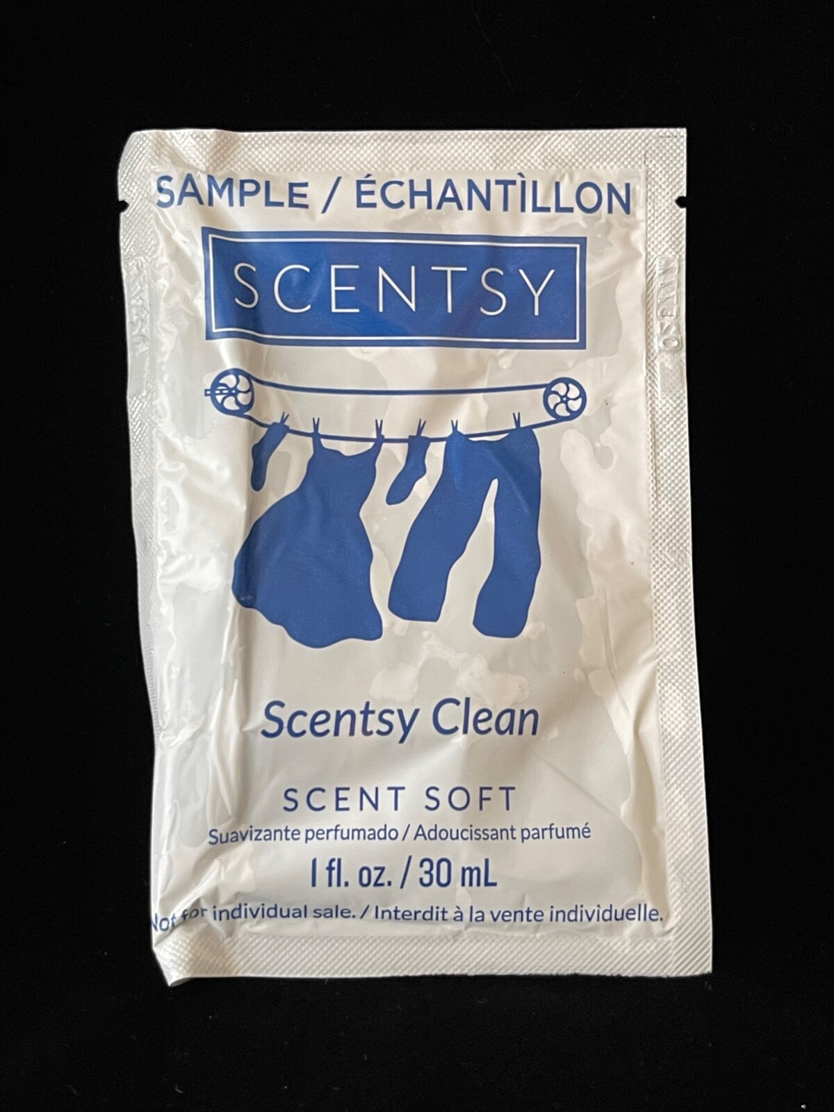 Scentsy SCENT SOFT Scentsy Clean Fabric Softener Sample 15ml/0.5 fl oz - NEW