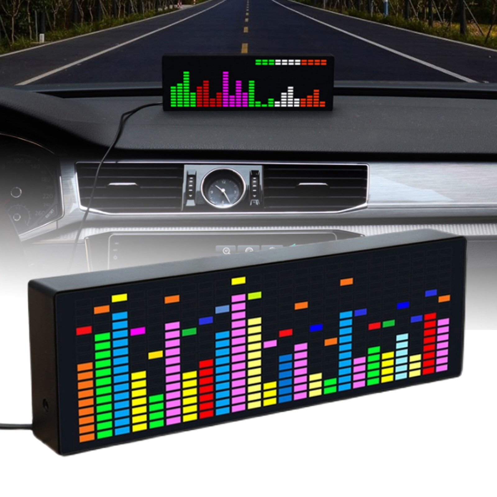 New Music Spectrum Indicator VU Meter VFD Audio Level Display Amplifier Board