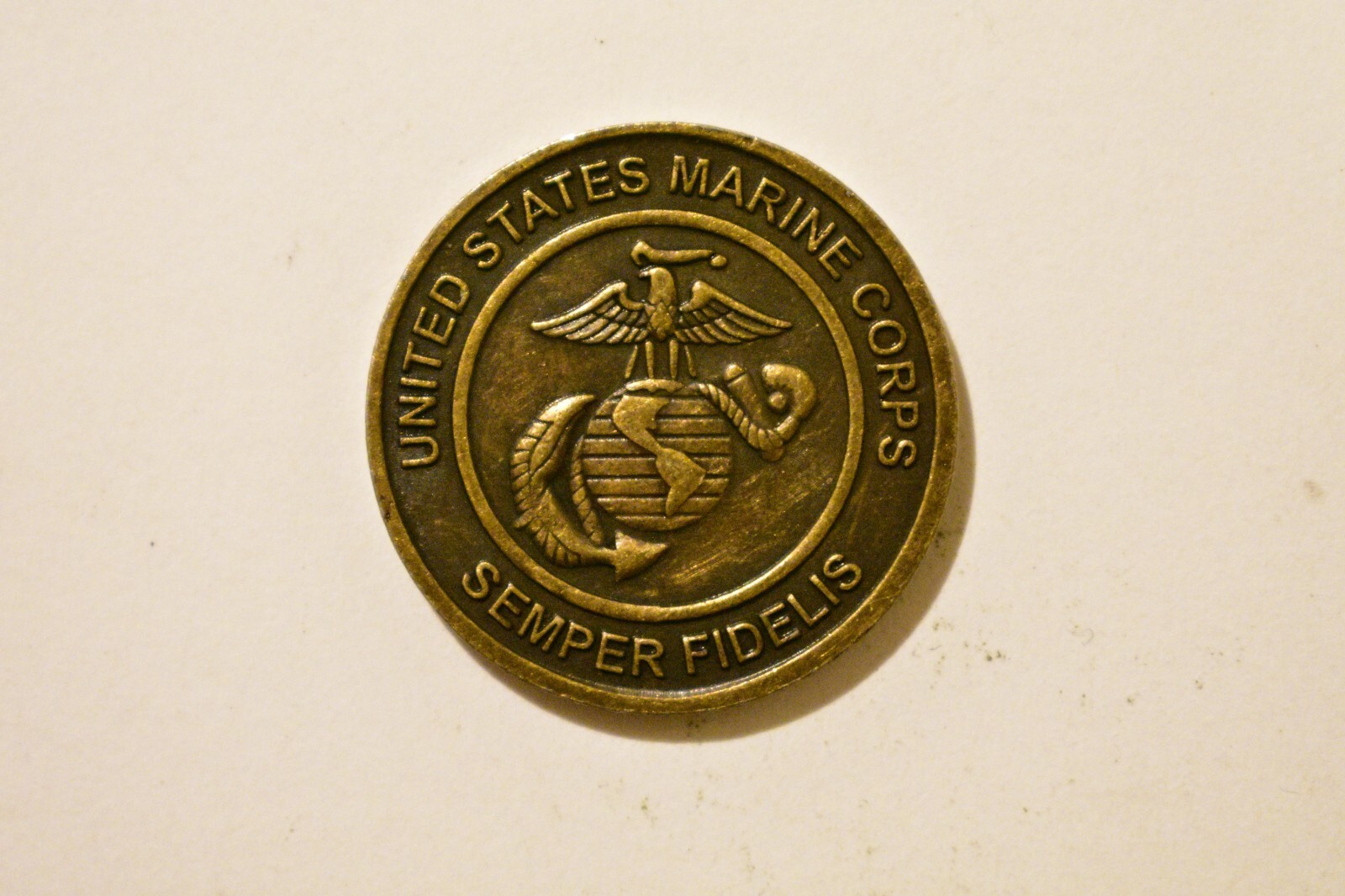 Toys For Tots US Marine Corps Souvenir Token Coin Semper Fidelis