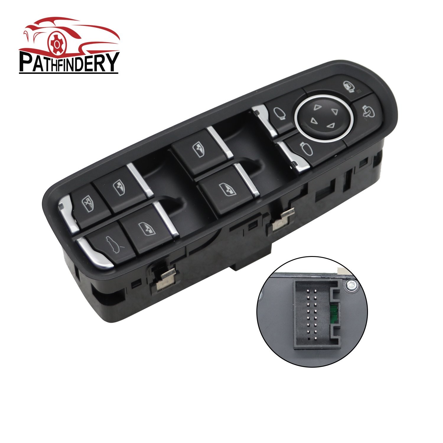 7PP959858AEDML Power Window Switch For Porsche Macan Panamera Cayenne 2011-2018