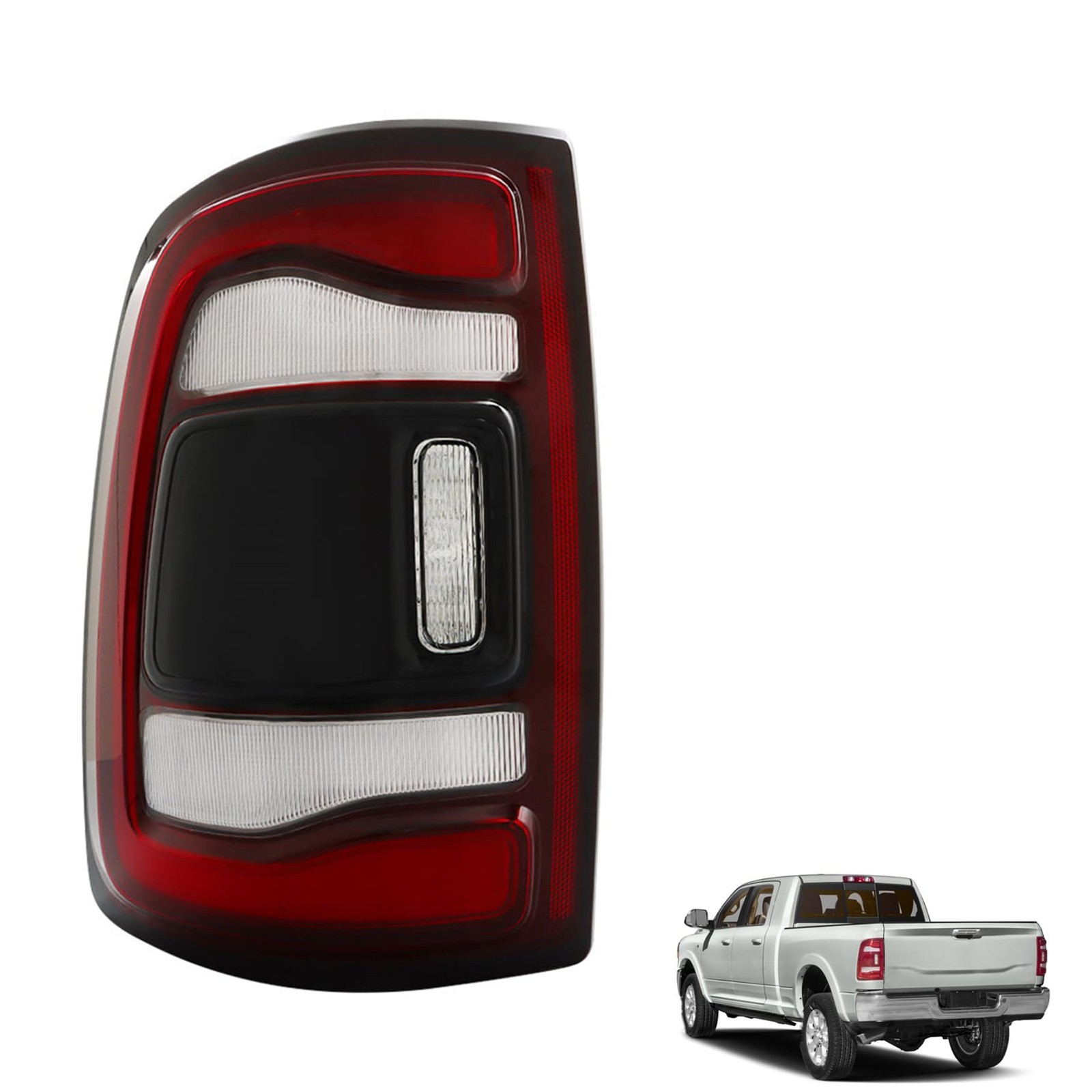 Left Side Tail Light Assembly Replacement for 2500 2019-2022