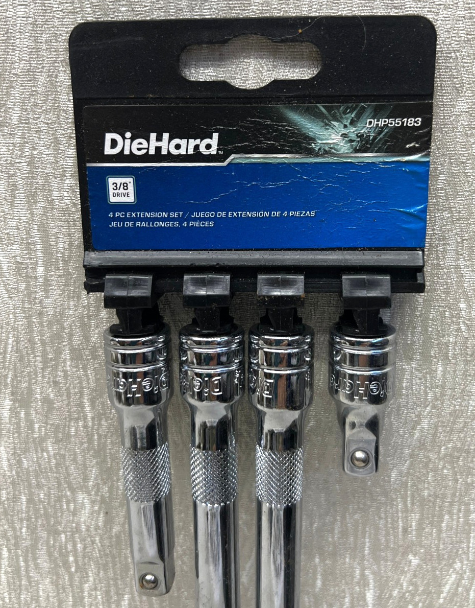 Diehard DHP55183 3/8" Drive 4pc Extension set