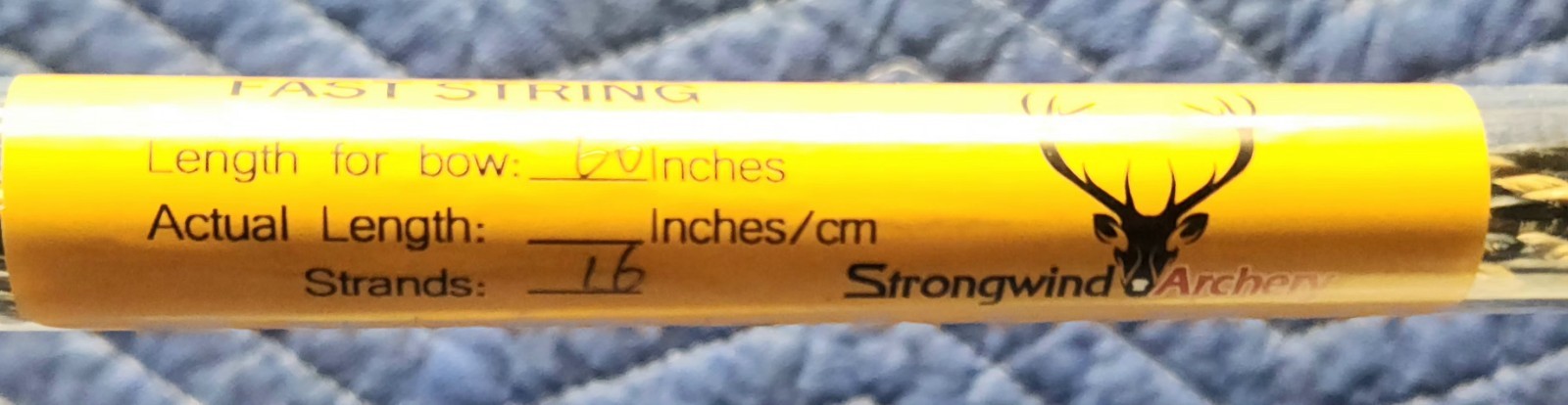 (BOW) Strongwind Archery Fast String 60 Inch, 16 Strands