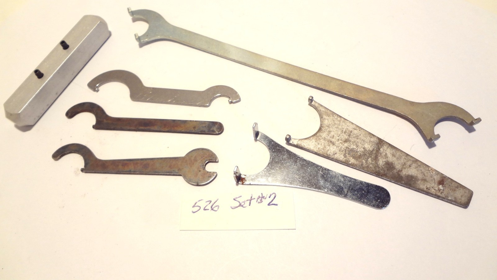 MICROSCOPE SERVICE TOOLS  HOOK AND SLOTTED WRENCH  SET#2