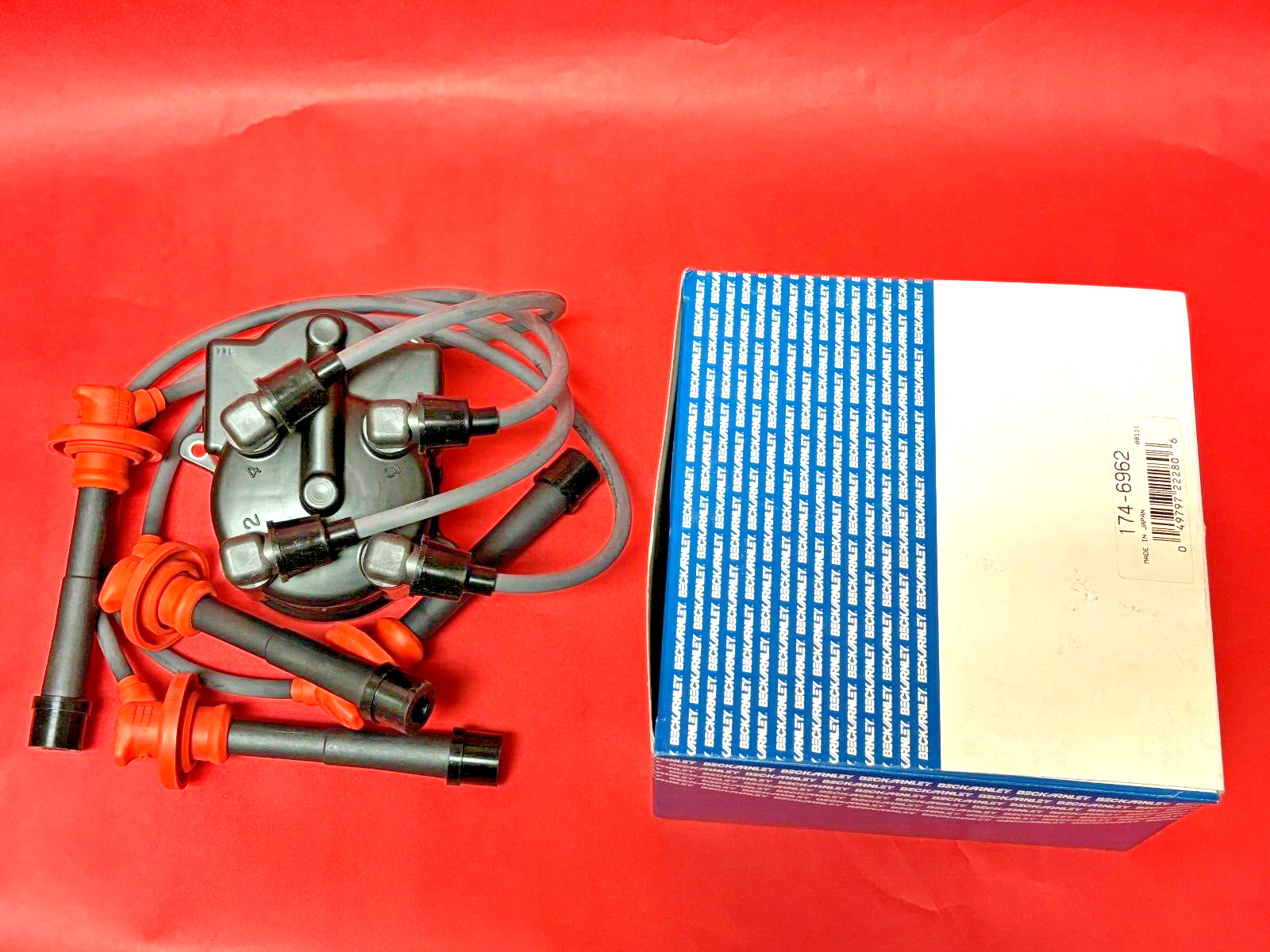 Distributor Cap / Spark Plug Wire Kit Beck/Arnley 174-6962 with 4AFE Engine code