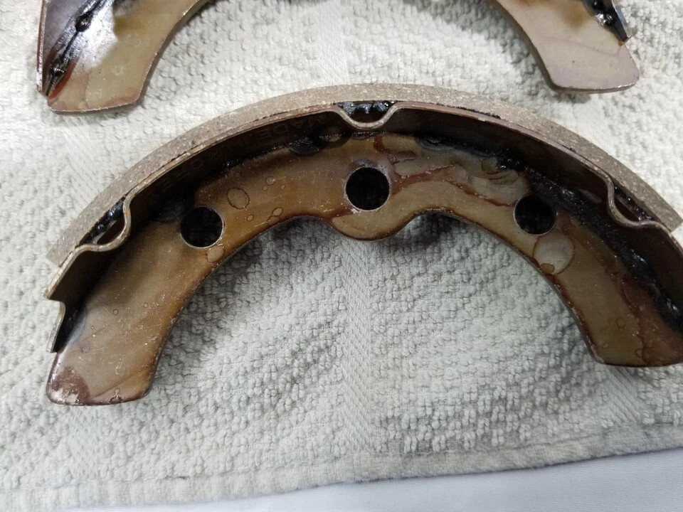 lot of 7 Columbia Par Car Harley Davidson Golf Cart Rear Brake Shoe Fits 1990-