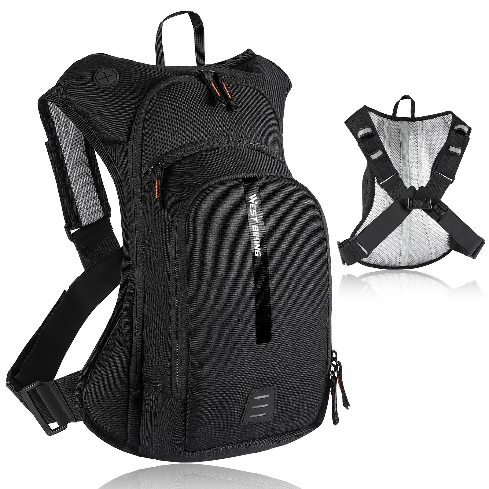 WEST BIKING Waterproof Cycling Hiking Hydration Pack Backpack Sports Bag 10L