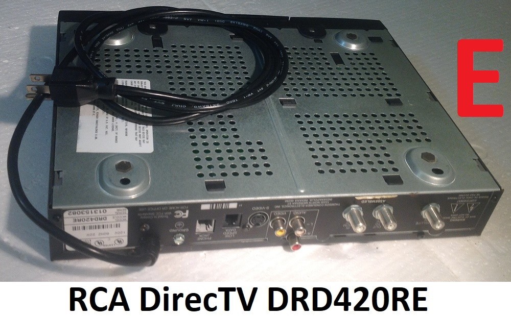 Satellite TV Recever:Pansat 3000AQ, Samsung DSB-4700F, DirecTV H21-200, DRD430RG