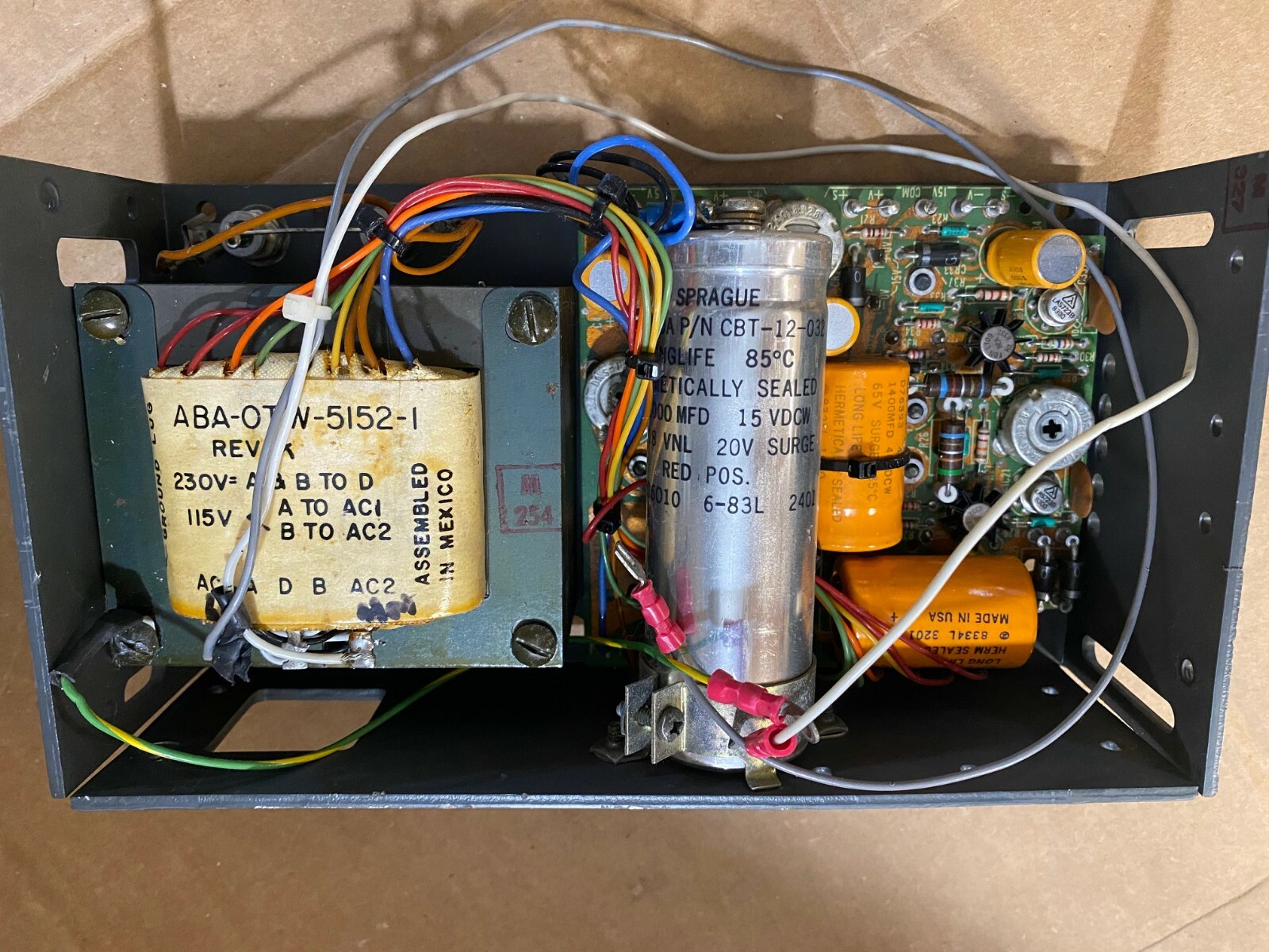 Lambda LOT-W-5152-A Triple Output Regulated Power Supply +/-12 to 15VDC