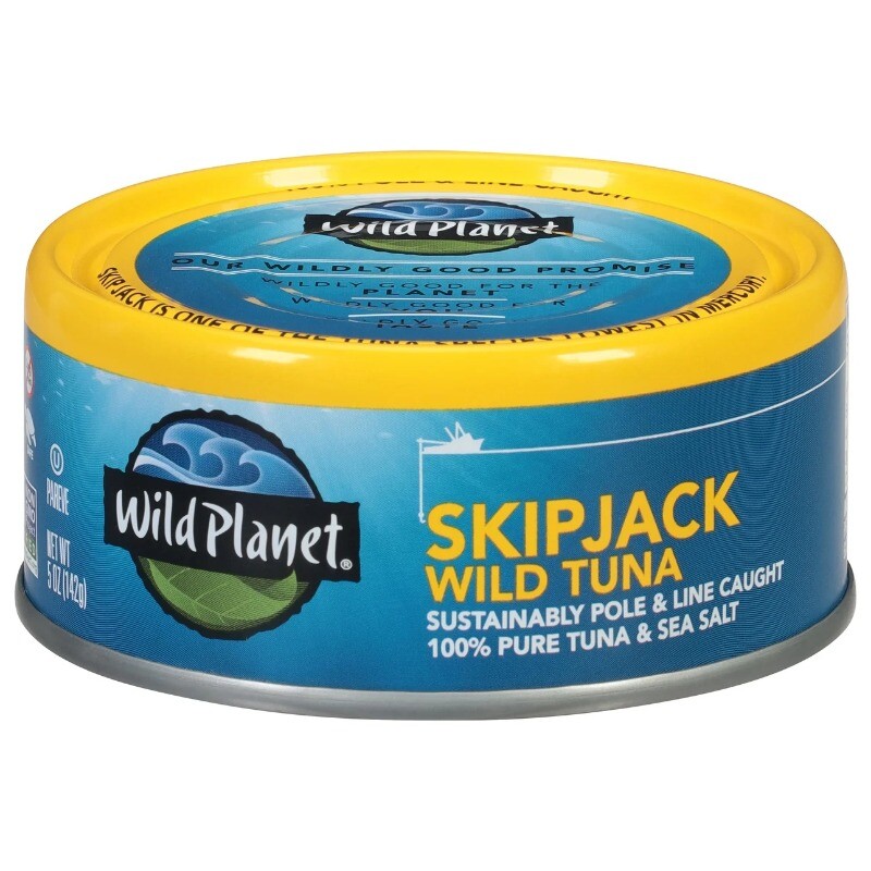 (4 pack) Wild Planet Skip Jack Wild Tuna 5 oz