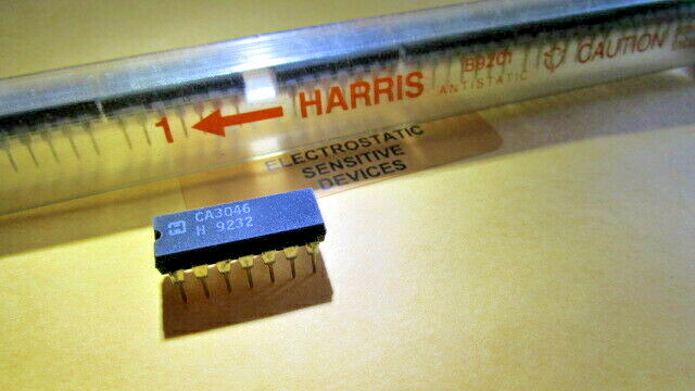 CA3046 Genuine Harris NPN Transistor Array 14-pin Dip NOS, USA (Qty: 1pc) CA3046