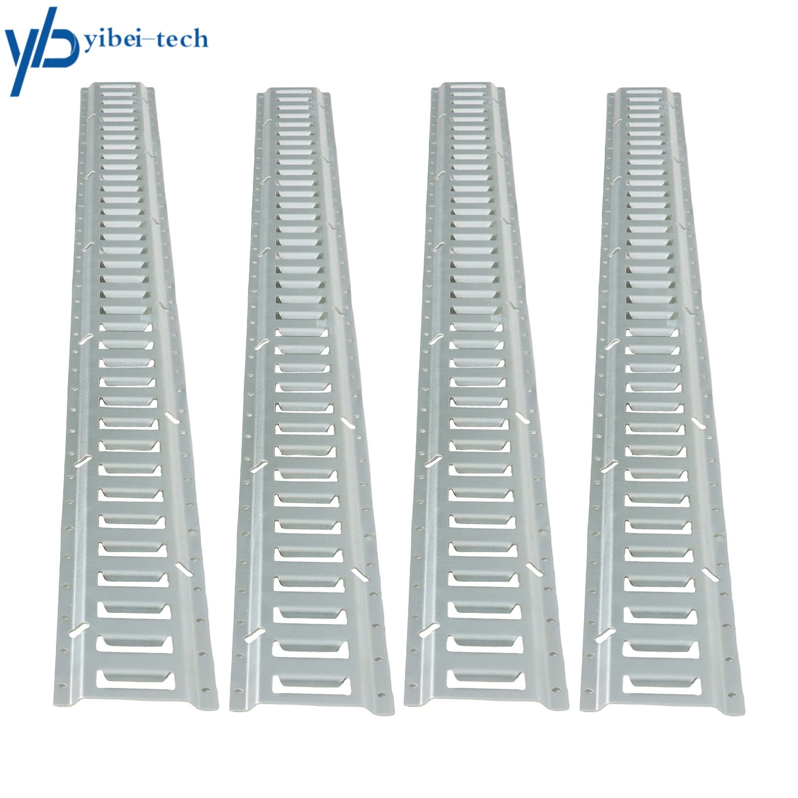 For Garages Vans Trailers 4 Pack 6' E Track Tie Down Rail Kit Galvanized Steel