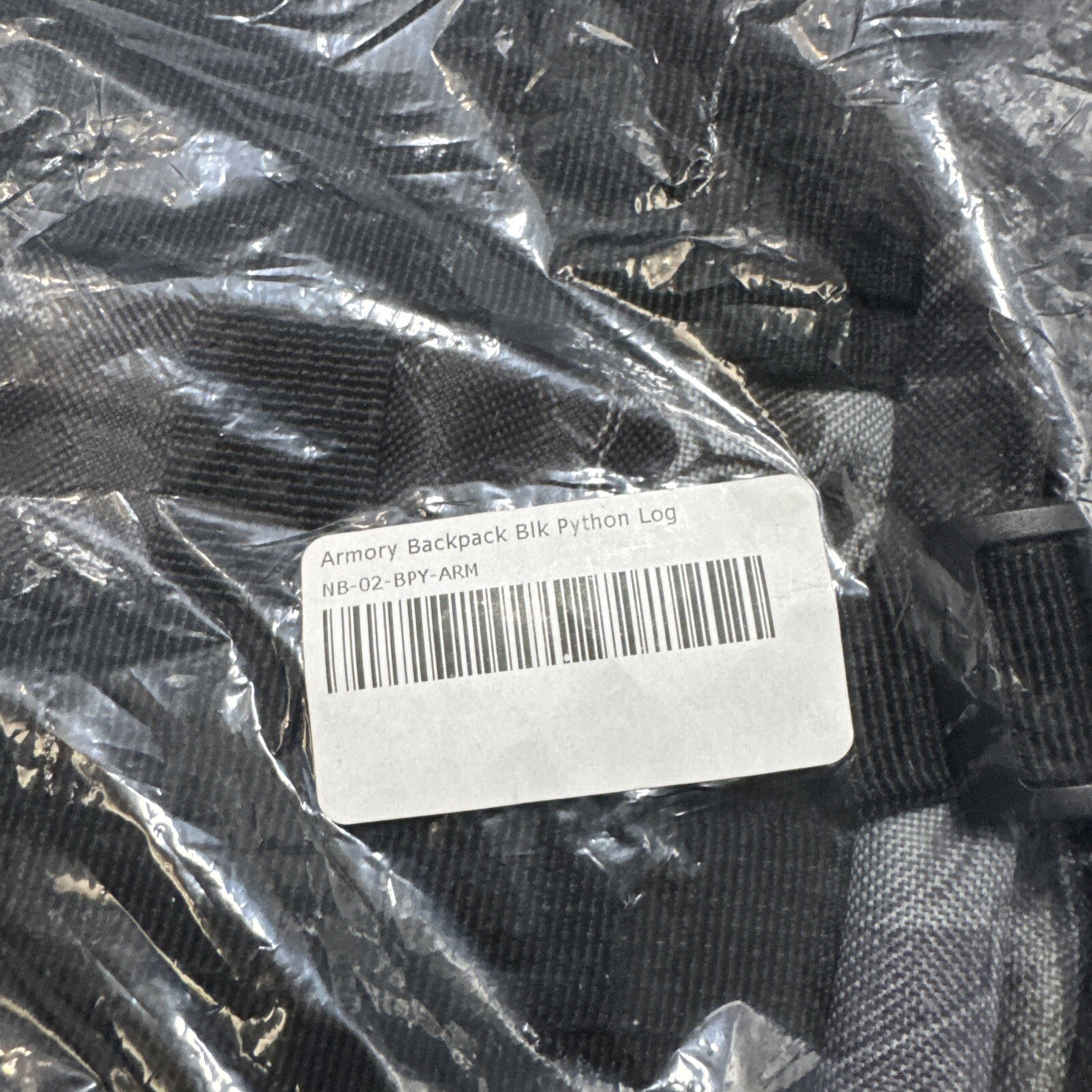The Armory Tactical Backpack - Black Python NB-02-BPY-ARM