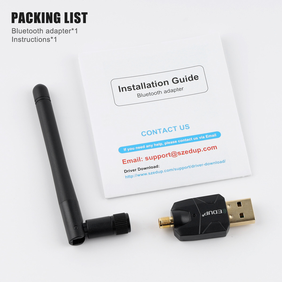 USB Bluetooth 5.1 Adapter 100M Long Range Bluetooth Dongle EDR For PC & Desktop