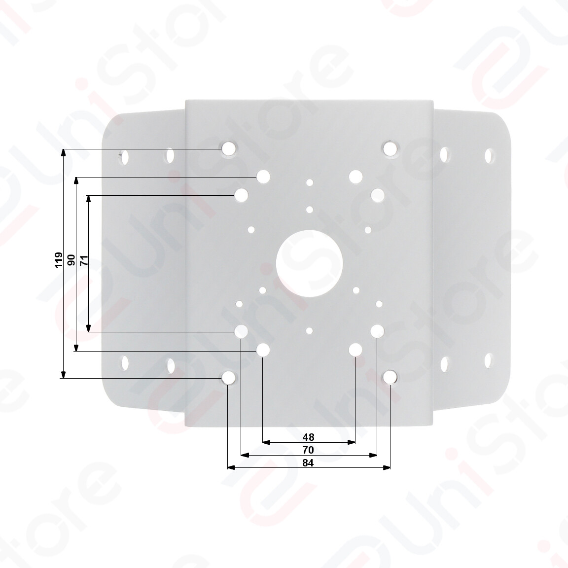 Original Dahua PFA151 Universal Corner Bracket Adapter Fit for Most Wall Mounts