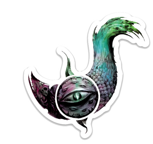 God of Change Mark Vinyl Sticker 3″ x 3″