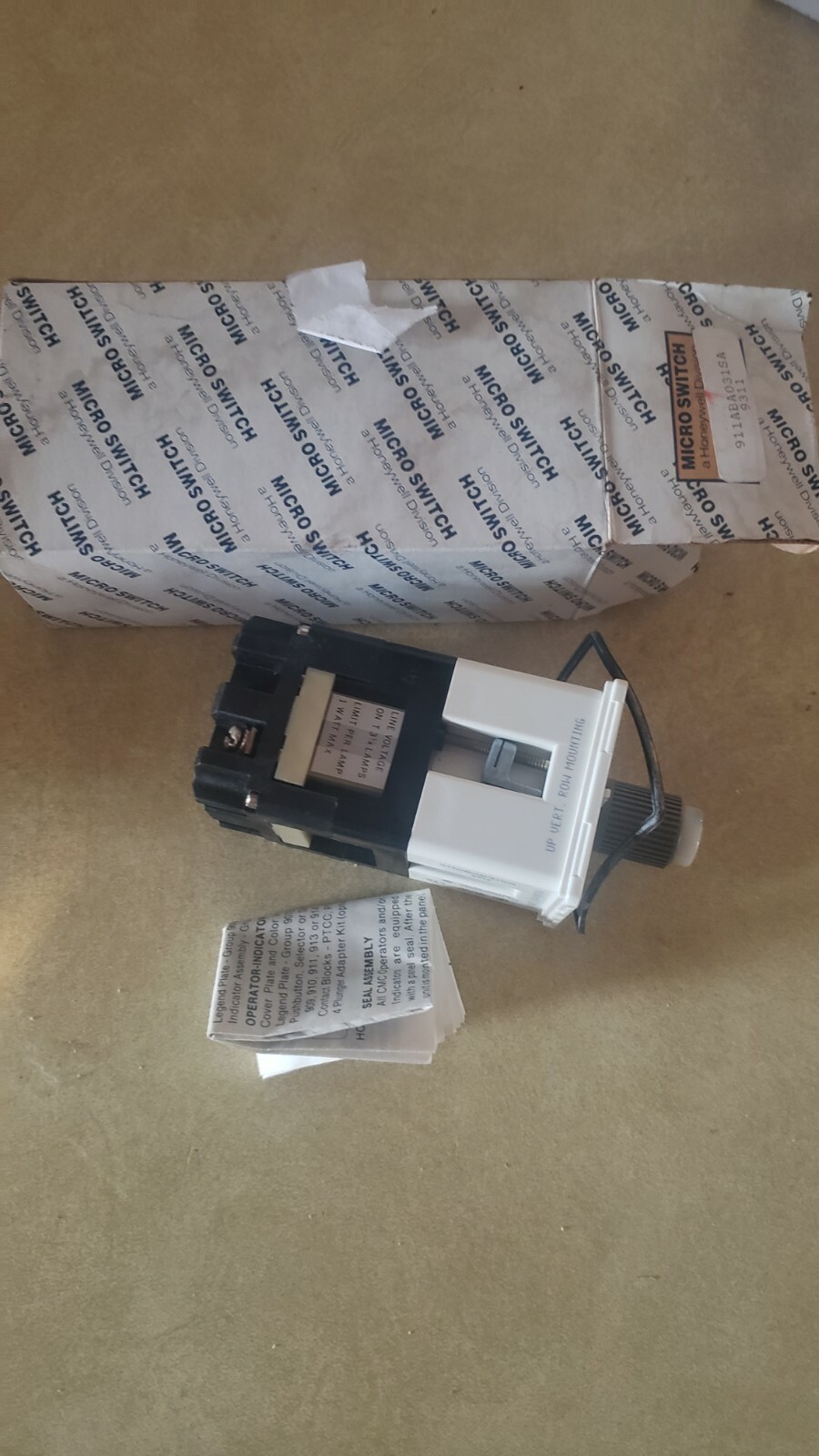 HONEYWELL 911ABA031SA MICRO SWITCH 9311