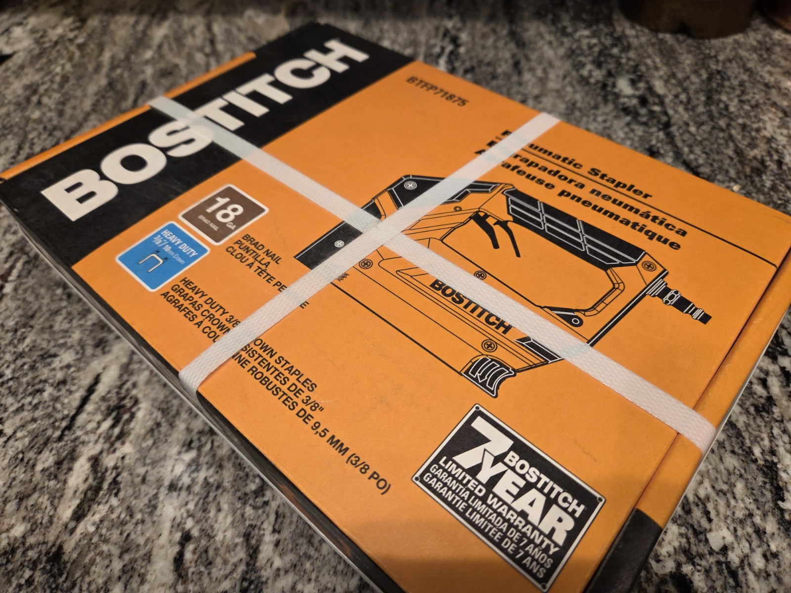 Bostitch Tools Bostitch Pneumatic 18-Gauge Staple Gun- SEALED