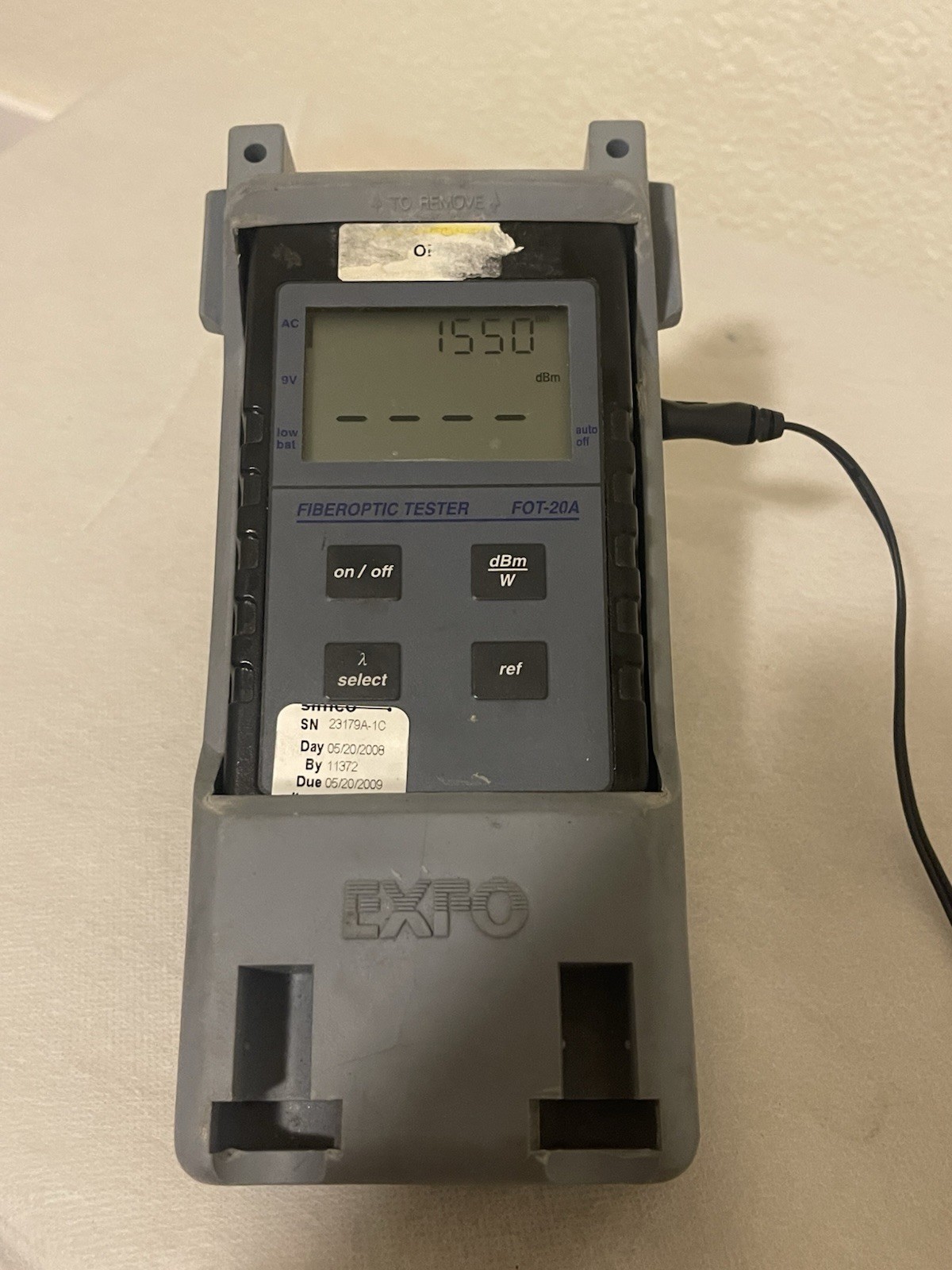 EXFO FOT-22A Handheld Fiber Optic Power Meter Loss Tester