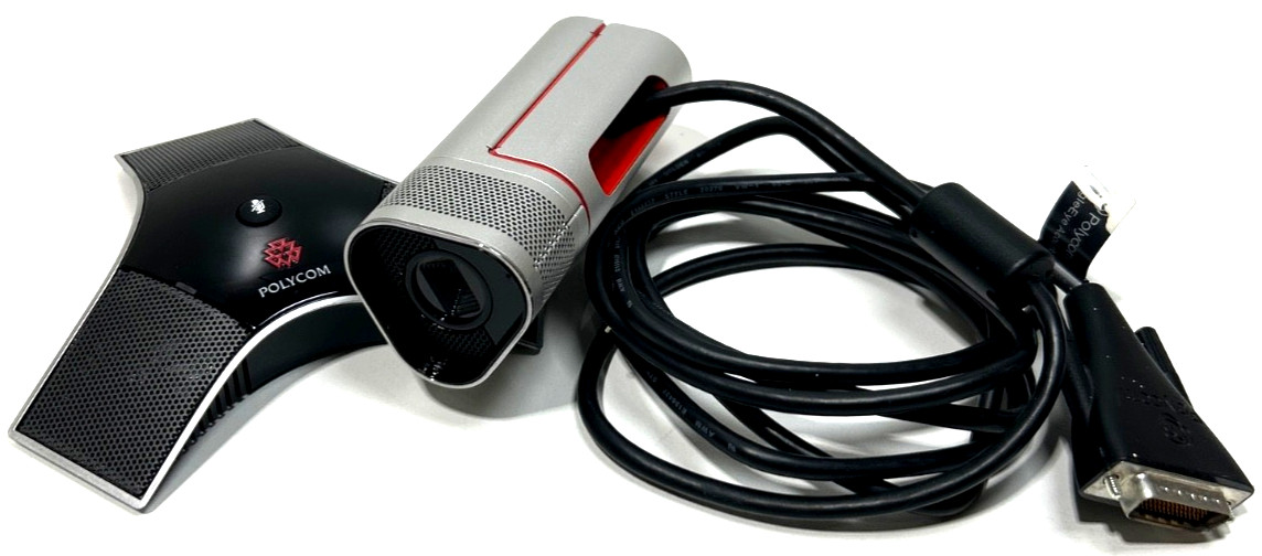 Lot of 2. Polycom Eagle Eye Camera, polycom Sound-station( office