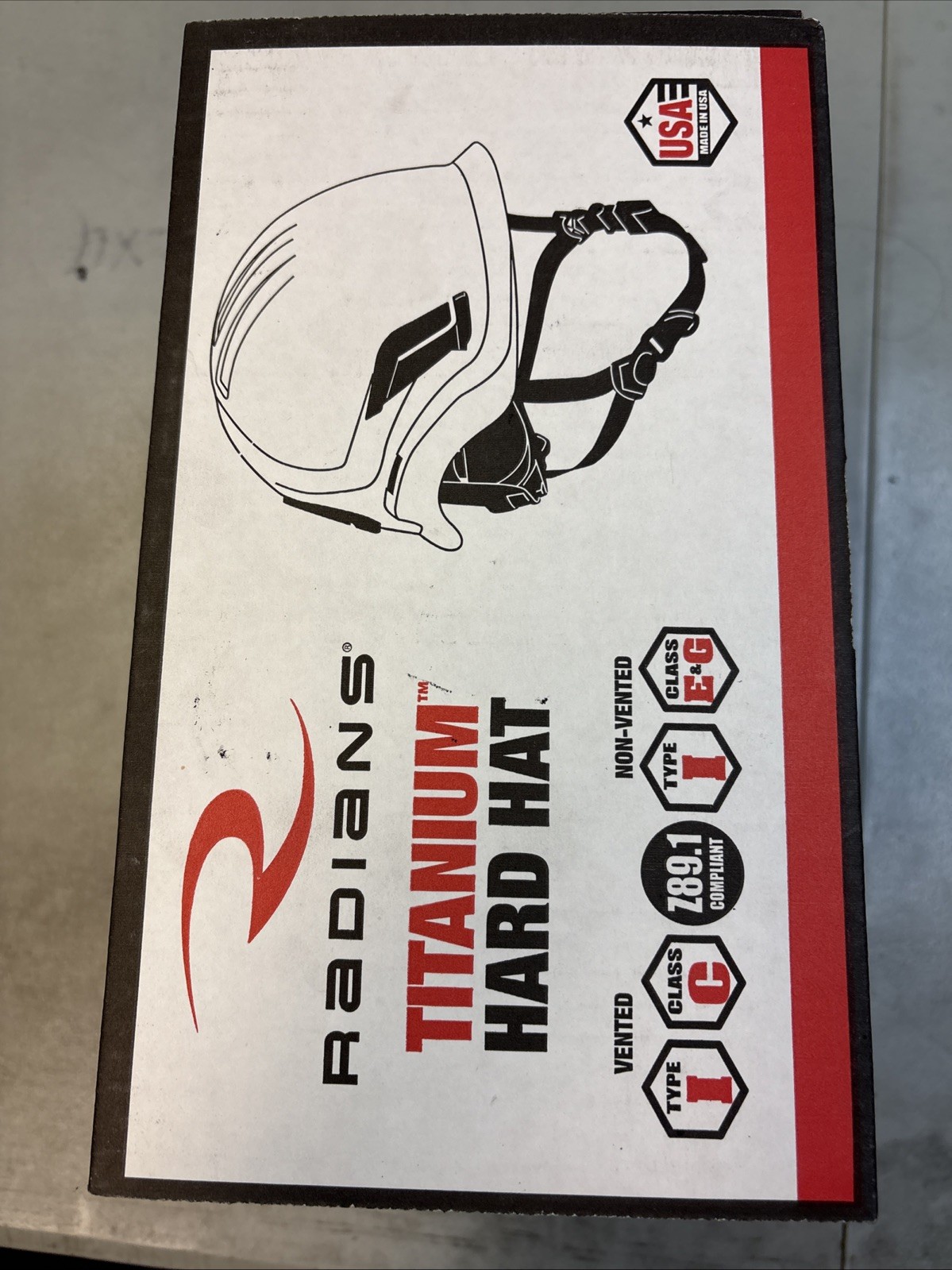 Radians TITANIUM Hard Hat THRXV-GRAY