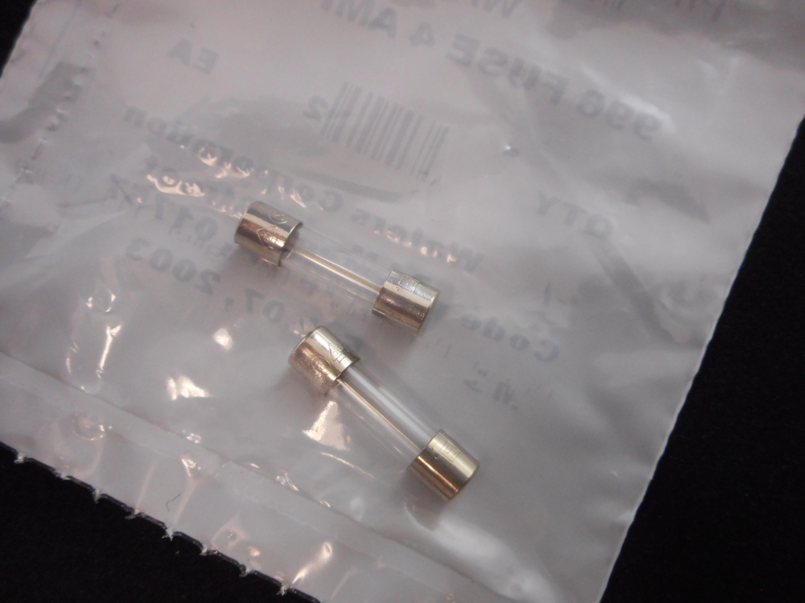 NEW WATERS QUALITY PRODUCTS 4AMP 5x20mm 996 Fuses WAT057337 (2/Pack)