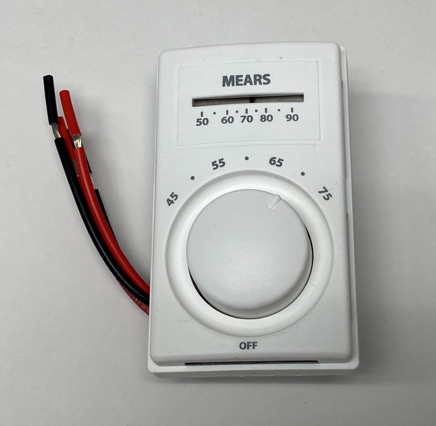 M602W-WT DP T-stat w/thermometer