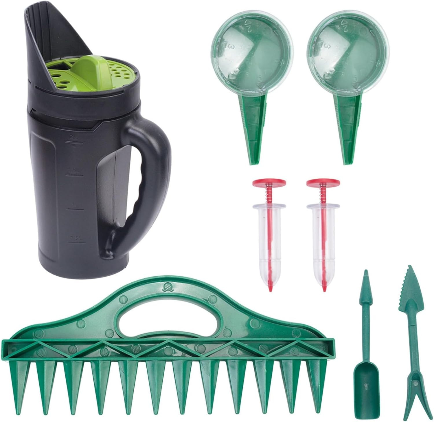 Grass Seed Spreader Hand Held Seed Planter Set,Fertilizer Dispenser for Garden L