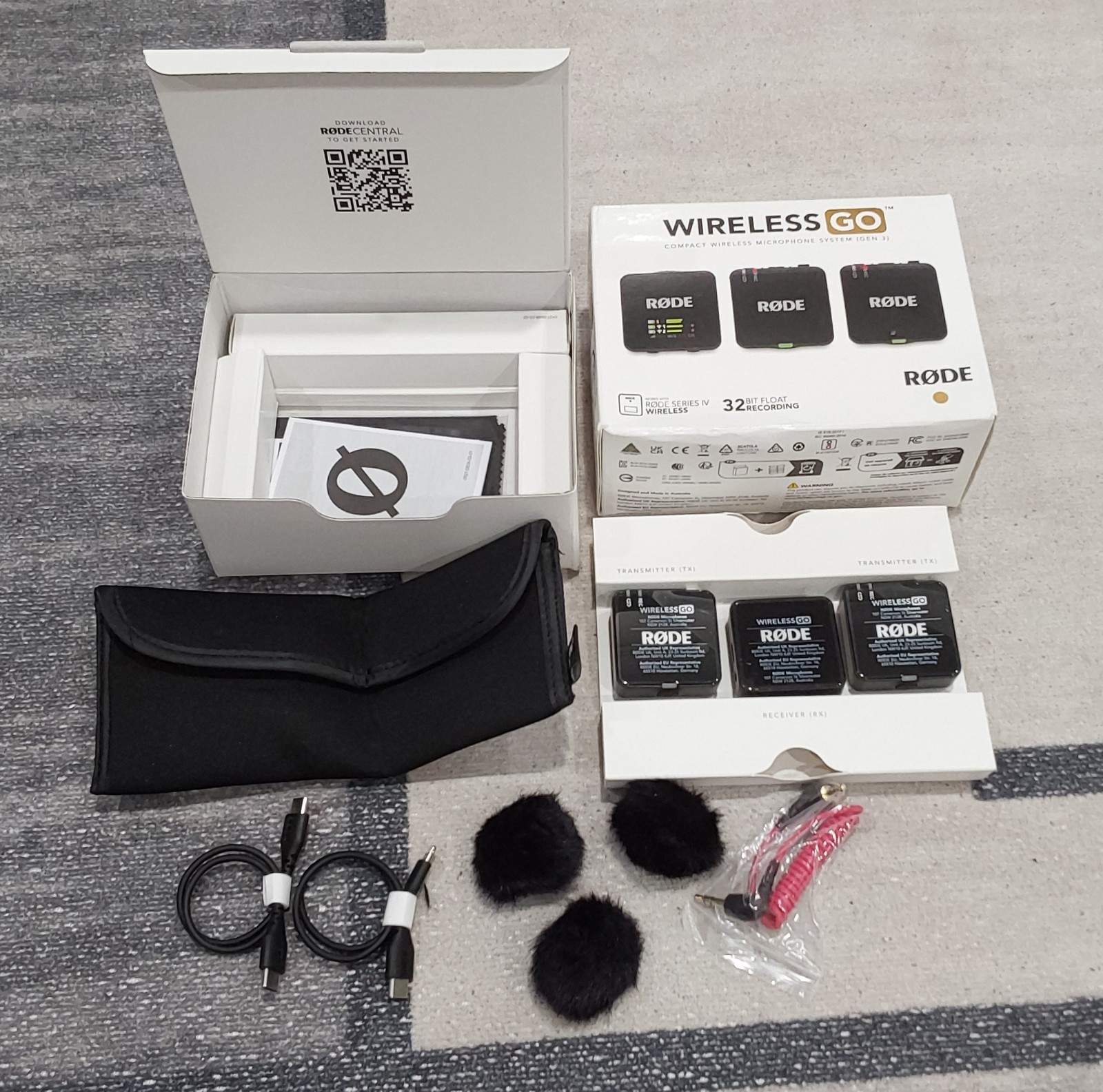 RODE Wireless GO Gen 3 Compact Wireless Microphone System (gen 3) NEW C1