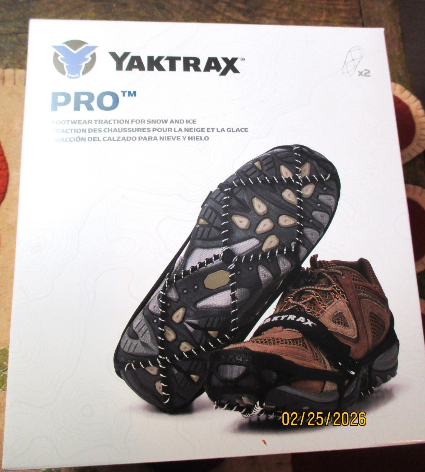 Yaktrax Pro Winter Traction Snow/Ice Cleat Small Black New -Small  size
