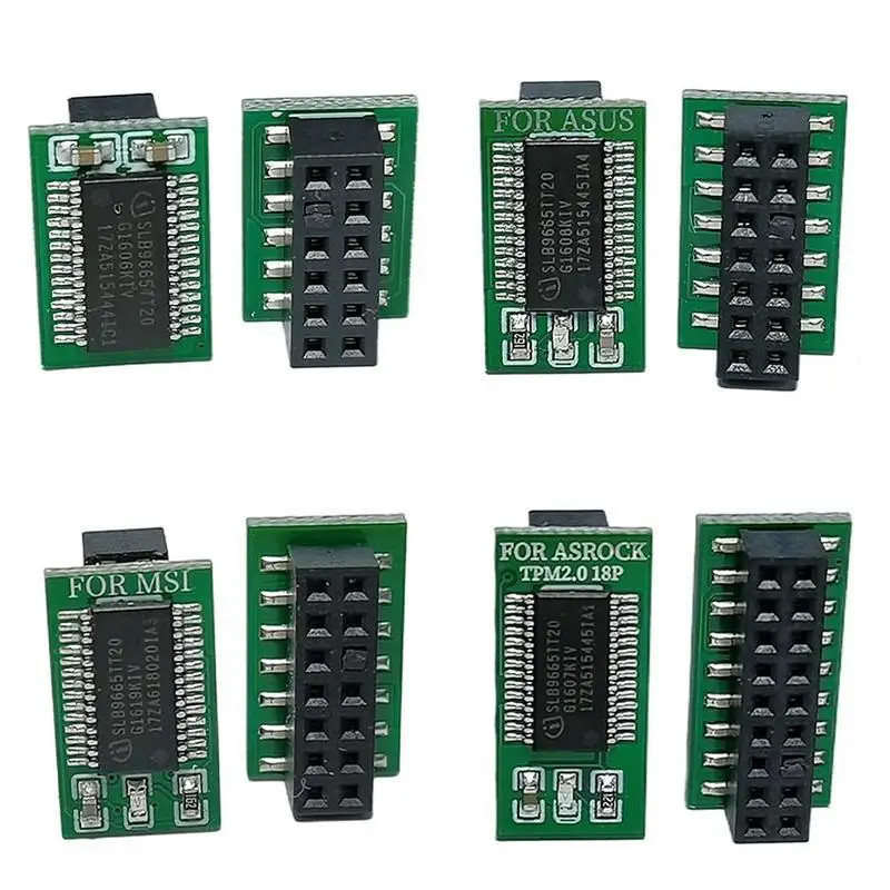 Tpm Module 12 14 18 20 Pin LPC For ASUS MSI GIGABYTE ASRock Encryption Security