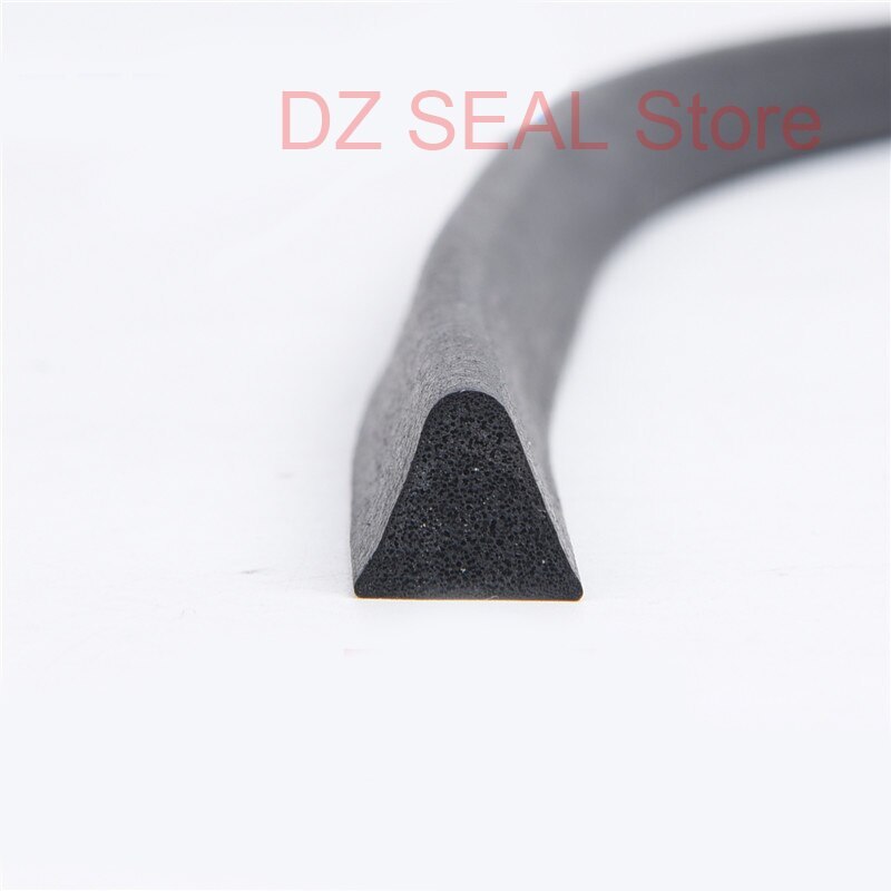 1 Meter triangle rubber foam sealing strip foam weather strip draught excluder