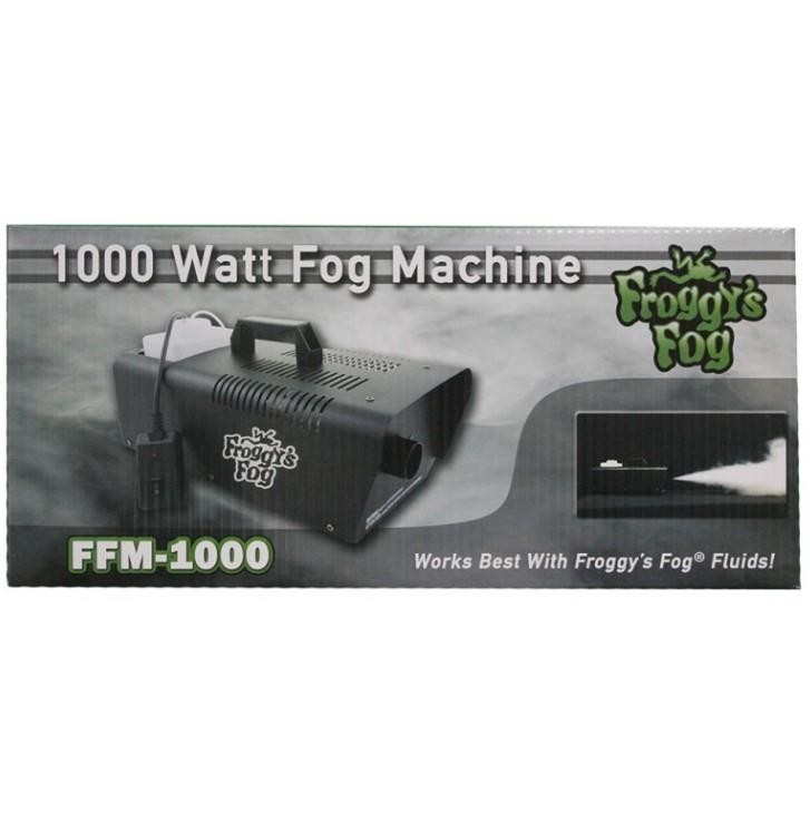 New Froggys Fog 1000 Watt Halloween Fog Machine Wired Remote Control FRG-1000