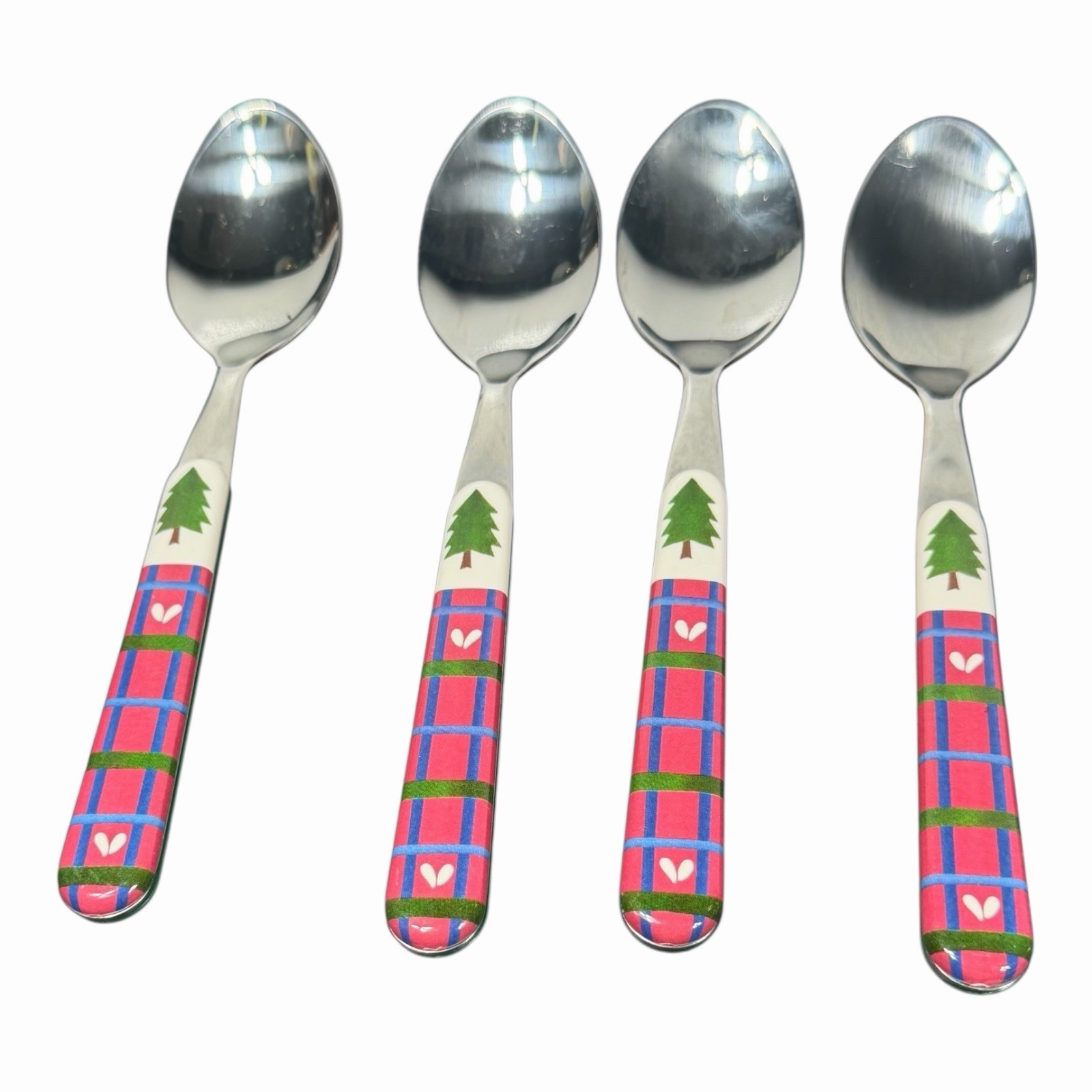 Pfaltzgraff SNOW BEAR Stainless Flatware Service For 4 Fork Knives Spoons 20 Pc