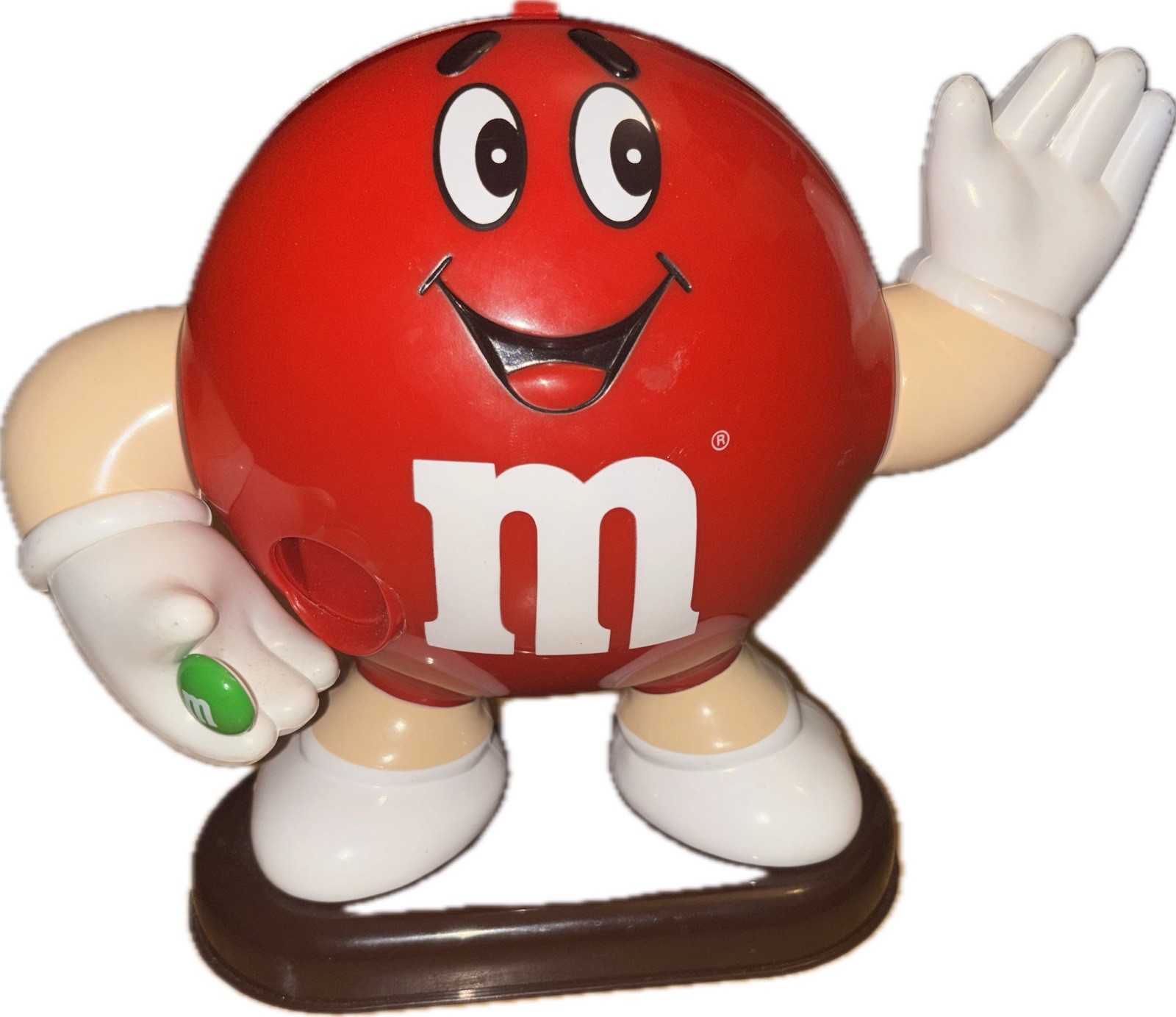 M&M's Red Character Advertising Figurine Original 1991 Candy & Nuts Theme