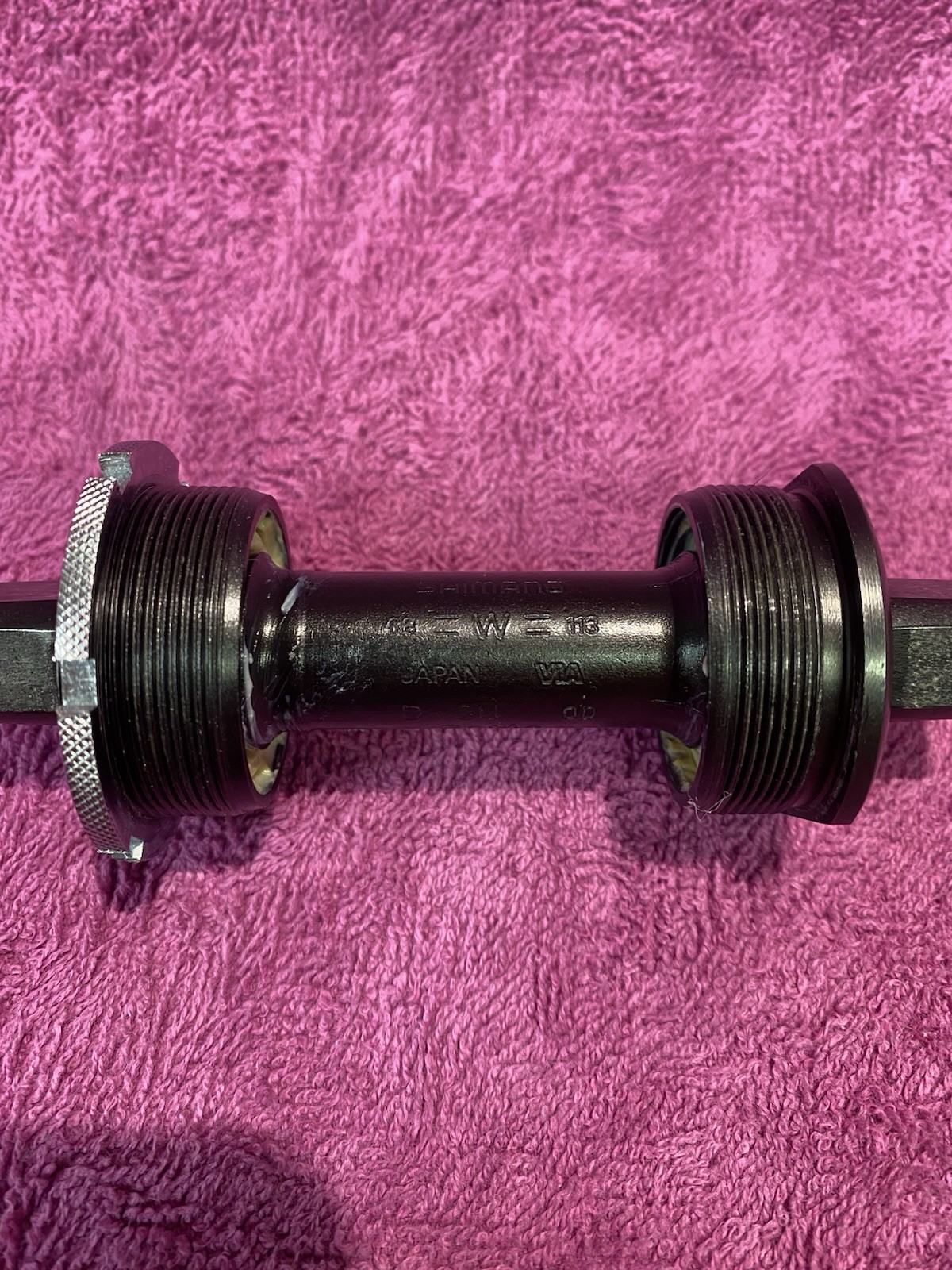 Shimano Square Taper JIS Bottom Bracket 68 X 113 CrMo ENG Threaded #91
