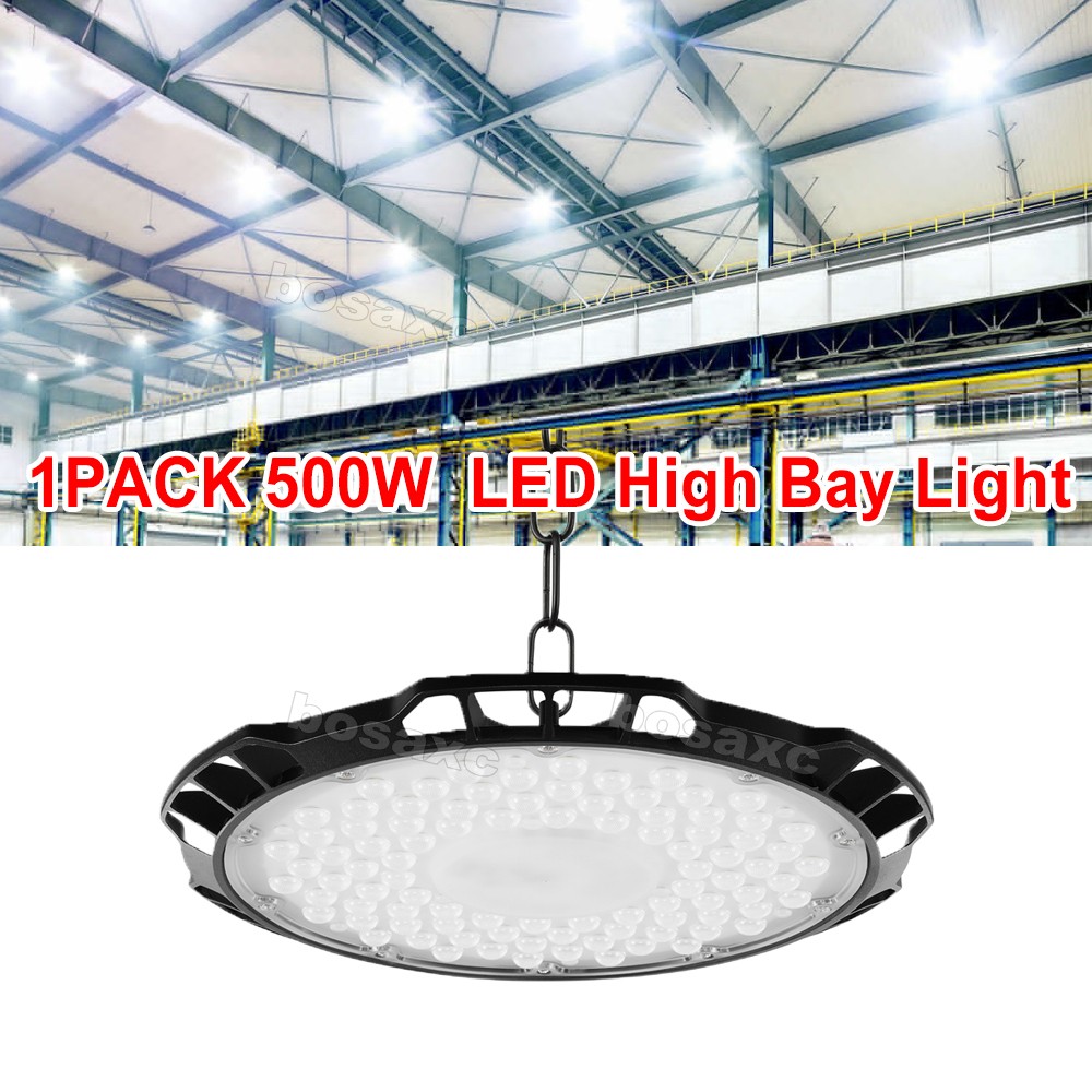 500W UFO LED High Bay Light Shop Lights Warehouse Commercial Lighting Lamp