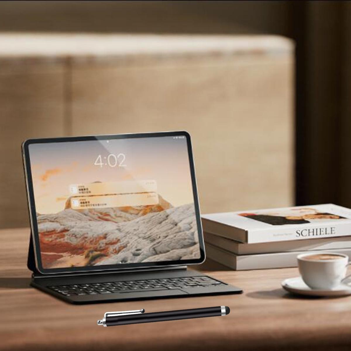 Metal Capacitive Touchscreen Stylus Pen with Soft Tip for Precise Control