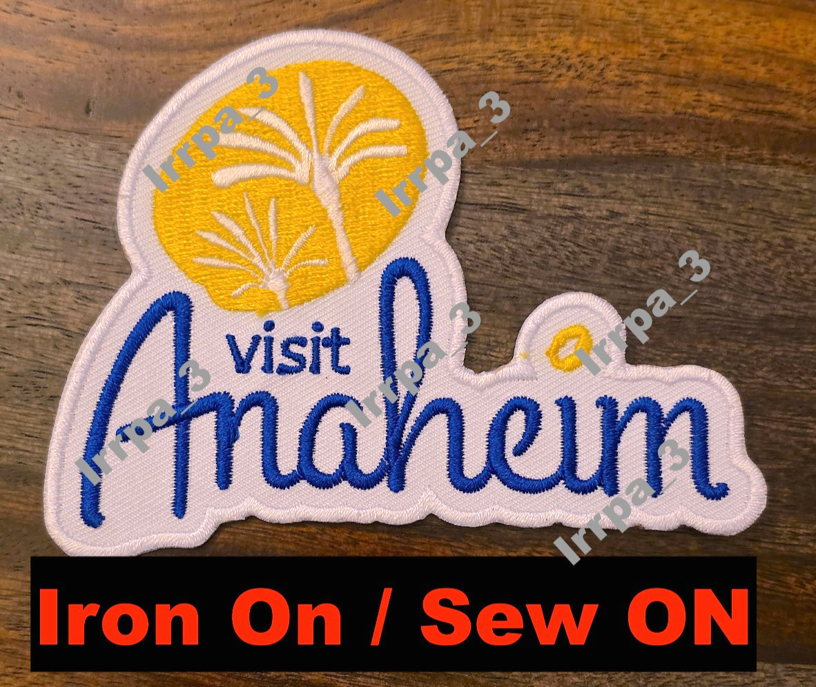 Visit Anaheim Patch Anaheim Ducks Patch Ad Patch Hockey Jersey Patch Advertising