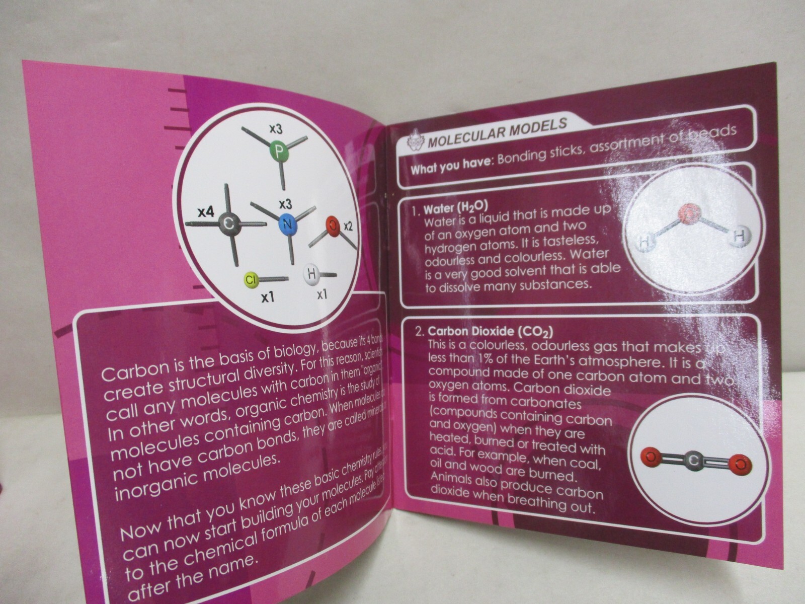 COG Ein-O's Box Kit Essential Chemistry Molecular Models Educational Models Toy