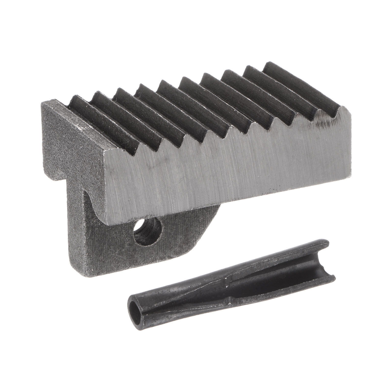 Pipe Wrench Heel Jaw with Pin Assembly 24" Wrench Replacement High Carbon Steel
