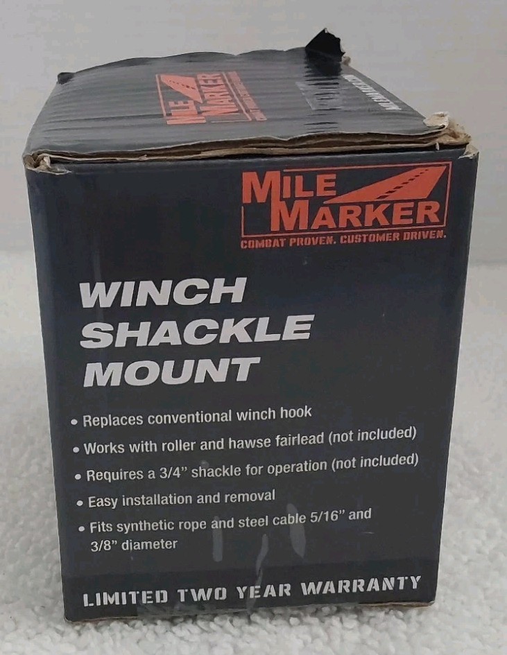 Mile Marker Winch Shackle Mount Model 60-12100